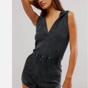 Free People FP One Soren Romper Sleeveless Relaxed Hoodie L US ITEM